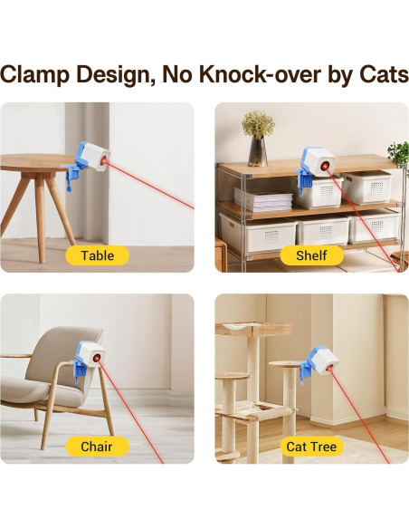 Juguete láser para gatos Potaroma modelo DM-TZD recargable Juguete láser para gatos Potaroma modelo DM-TZD recargable