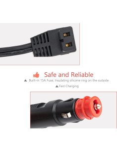 Cable de Alimentación 12V/24V para Refrigerador de Coche 2