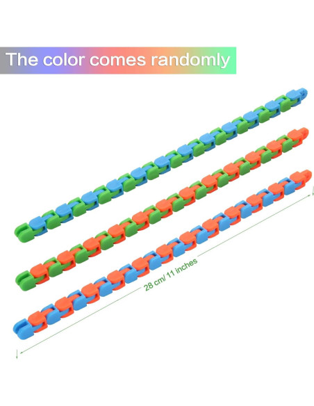 Paquete de 6 Juguetes Antiestrés Yeetec Wacky Tracks Colorido Paquete de 6 Juguetes Antiestrés Yeetec Wacky Tracks Colorido
