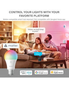 Bombilla LED Inteligente Sengled A19 Multicolor 800LM 2