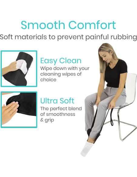 Asistente para Ponerse Calcetines Vive Flexible - Ideal para Mayores Asistente para Ponerse Calcetines Vive Flexible - Ideal para Mayores
