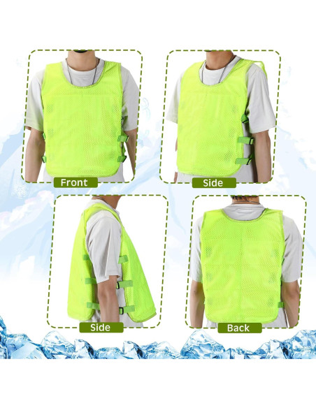 Chaleco Refrigerante Jexine 2 Pcs con 48 Paquetes de Hielo Chaleco Refrigerante Jexine 2 Pcs con 48 Paquetes de Hielo