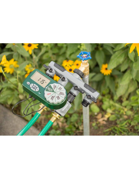 Kit de Riego Automático Orbit 58911, 4 Zonas, Verde Kit de Riego Automático Orbit 58911, 4 Zonas, Verde
