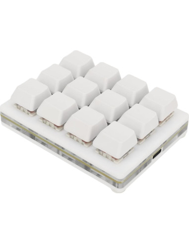 Teclado Mecánico para Juegos Walfront 12 Teclas RGB USB