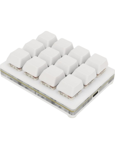Teclado Mecánico para Juegos Walfront 12 Teclas RGB USB Teclado Mecánico para Juegos Walfront 12 Teclas RGB USB