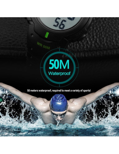 Reloj Deportivo CakCity CK1068-SL LED Impermeable para Hombres