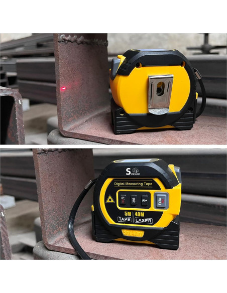 Medidor de cinta láser 3 en 1 LWQWJING 40m LCD Medidor de cinta láser 3 en 1 LWQWJING 40m LCD