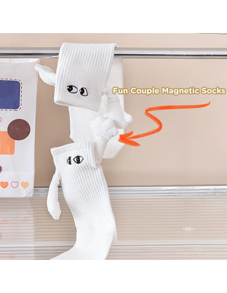 Calcetines Magnéticos Divertidos para Parejas - 2 Pares Calcetines Magnéticos Divertidos para Parejas - 2 Pares