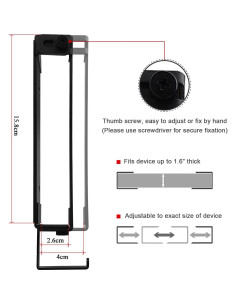 Soporte de Pared IFCASE para Laptop y Tabletas Negro 2