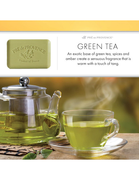 Jabón Artesanal Pre de Provence 250g Manteca Karité Té Verde Jabón Artesanal Pre de Provence 250g Manteca Karité Té Verde