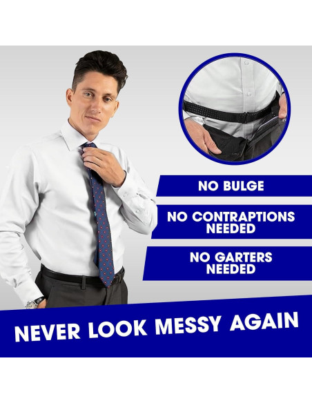 Camisetas para Hombres BELTAWAY Tuck N Stay con Cinturón Elástico Camisetas para Hombres BELTAWAY Tuck N Stay con Cinturón Elástico
