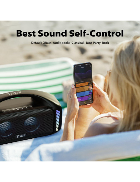 Altavoz Portátil Tribit StormBox Blast 90W Bluetooth IPX7 Altavoz Portátil Tribit StormBox Blast 90W Bluetooth IPX7