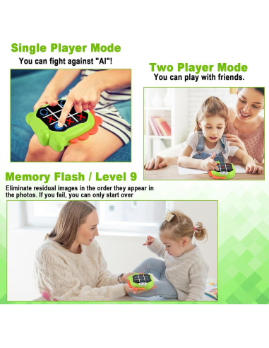 Juego Electrónico Faburo 3 en 1 Portátil para Niños