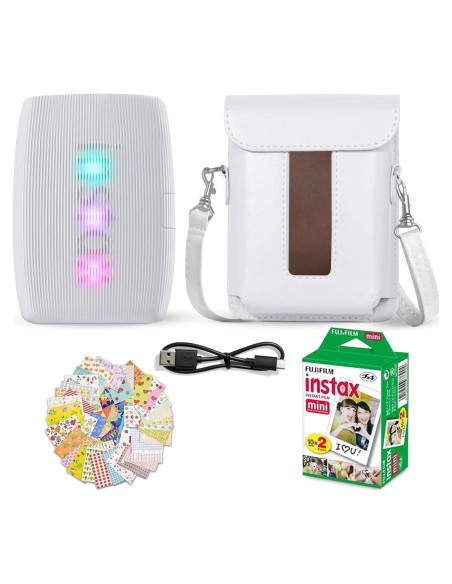 Impresora Fujifilm Instax Mini Link 3 Blanca Arcilla + 20 Hojas Impresora Fujifilm Instax Mini Link 3 Blanca Arcilla + 20 Hojas