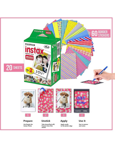 Impresora Fujifilm Instax Mini Link 3 Blanca Arcilla + 20 Hojas