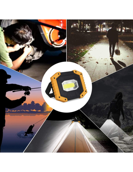 Luz de trabajo LED AUMIO PWL0101X2 30W 2000LM recargable Luz de trabajo LED AUMIO PWL0101X2 30W 2000LM recargable