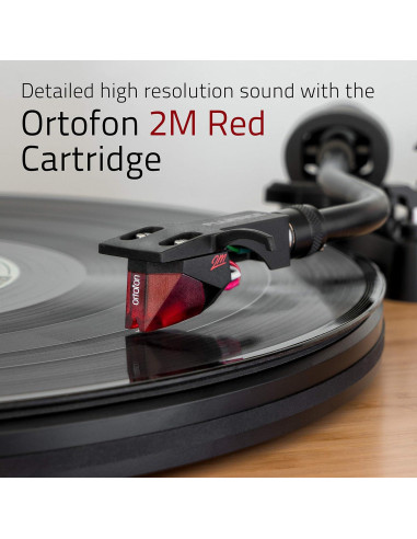 Tocadiscos Fluance RT83 Vinilo con Cartucho Ortofon 2M Rojo