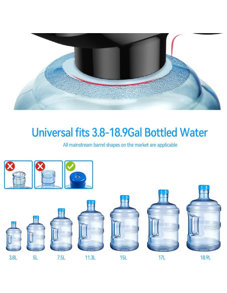 Bomba de agua eléctrica Kytree 5 galones automática Bomba de agua eléctrica Kytree 5 galones automática