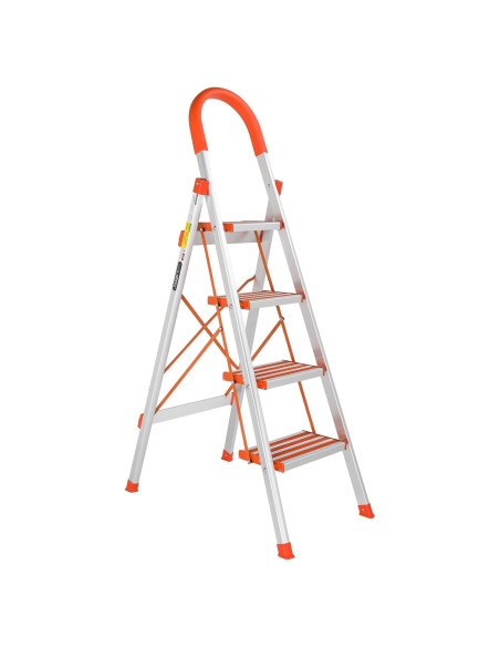 Escalera de Paso LUISLADDERS 4 Peldaños Aluminio Antideslizante Escalera de Paso LUISLADDERS 4 Peldaños Aluminio Antideslizante