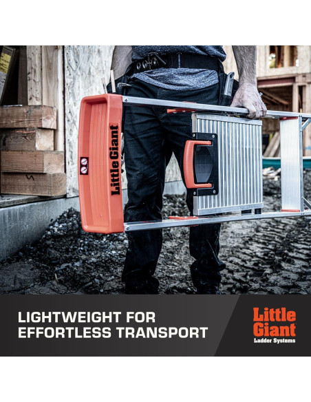 Escalera Little Giant Flip-N-Lite 5 pies Aluminio 300 kg Escalera Little Giant Flip-N-Lite 5 pies Aluminio 300 kg