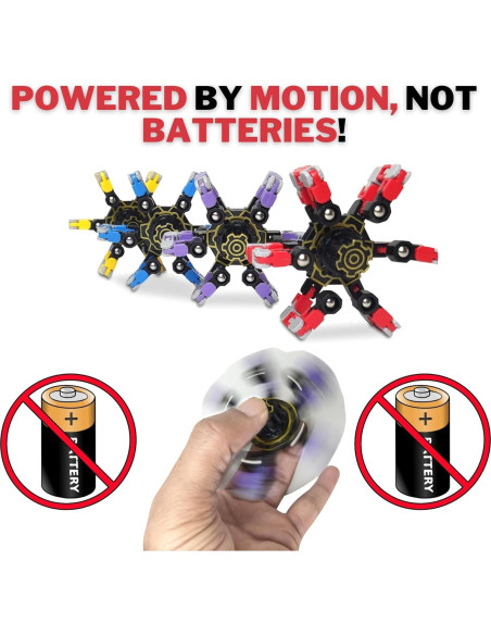 Juego de 4 Spinners Fidget FIDGETVIBE Coloridos para Niños Juego de 4 Spinners Fidget FIDGETVIBE Coloridos para Niños