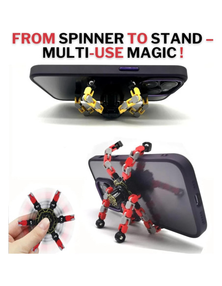 Juego de 4 Spinners Fidget FIDGETVIBE Coloridos para Niños Juego de 4 Spinners Fidget FIDGETVIBE Coloridos para Niños