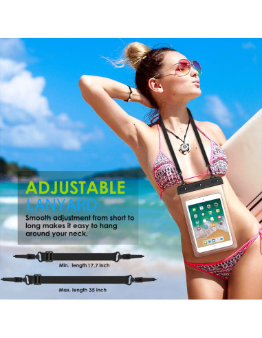 Funda Impermeable MoKo para iPad Mini y Tablets hasta 21 cm