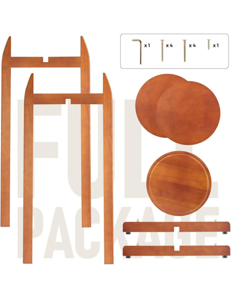 Soporte de Agua LASIDO 5 Galones Madera Natural 3 Estantes Soporte de Agua LASIDO 5 Galones Madera Natural 3 Estantes