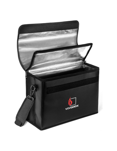 Bolsa de Documentos a Prueba de Fuego VIVODOX 43x30x15 cm Bolsa de Documentos a Prueba de Fuego VIVODOX 43x30x15 cm