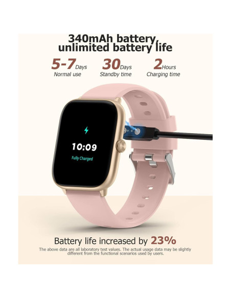 Reloj Inteligente EarlySincere T22 Rosa 2.06" AMOLED Salud Reloj Inteligente EarlySincere T22 Rosa 2.06" AMOLED Salud