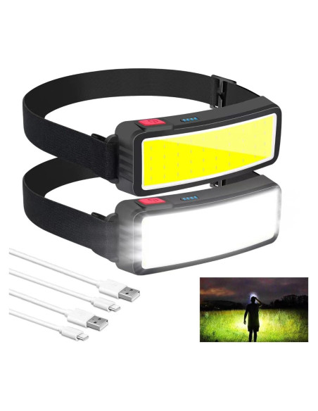 Linterna Frontal ZOYYE Recargable 5000 Lúmenes LED 3 Modos Linterna Frontal ZOYYE Recargable 5000 Lúmenes LED 3 Modos