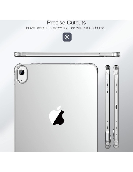 Funda Transparente MoKo para iPad 11" y 10.9" 2025/2022 Funda Transparente MoKo para iPad 11" y 10.9" 2025/2022