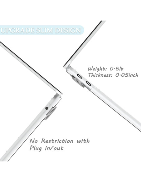 Funda B BELK para MacBook Air 13.3" M1 2020 Transparente Funda B BELK para MacBook Air 13.3" M1 2020 Transparente