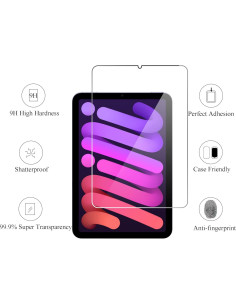 Protector de Pantalla Ailun para iPad Mini 7 y 6, 8.3" Vidrio Templado 2