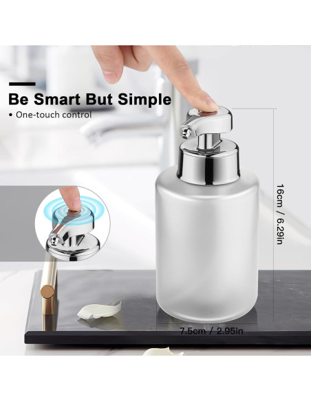 Dispensador Automático de Jabón Líquido Phneems 320ml Blanco Dispensador Automático de Jabón Líquido Phneems 320ml Blanco