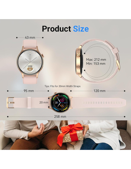 Reloj Inteligente Fitpolo AR-01 Rosa 1.3" AMOLED Salud Reloj Inteligente Fitpolo AR-01 Rosa 1.3" AMOLED Salud