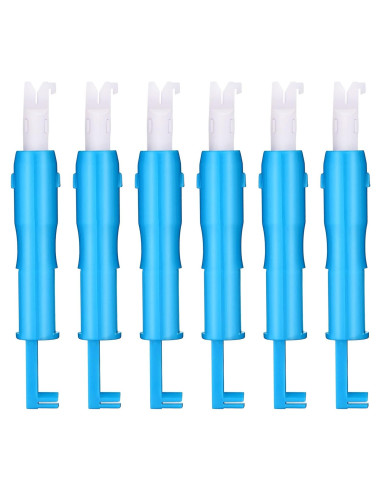Enhebrador Automático de Agujas Hicarer - 6 Pcs, Herramienta para Máquina de Coser