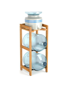 Soporte para Jarra de Agua LASIDO 5 Galones Madera Natural