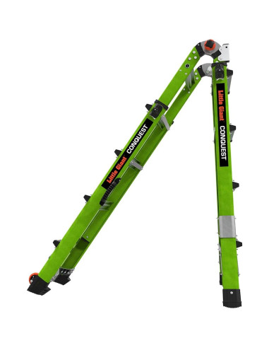 Escalera Multi-Posición Little Giant Conquest 5.18m Fibra Vidrio