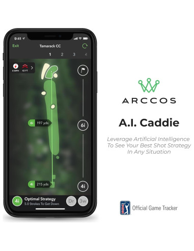 Sensores Inteligentes Arccos Golf Gen 3+ con GPS y 14 Sensores