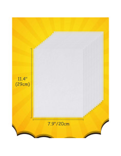 Hojas de Plástico Retráctil Csyidio 20 Piezas 20x29 cm 2