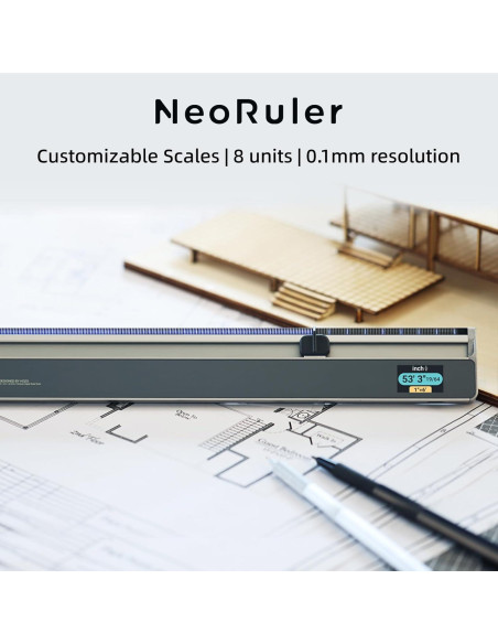 Kit NeoRuler y NeoDrafting - Regla Digital 30,48 cm Kit NeoRuler y NeoDrafting - Regla Digital 30,48 cm