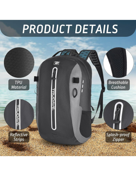 Mochila Impermeable Trudave 30L Flotante para Aventura Mochila Impermeable Trudave 30L Flotante para Aventura