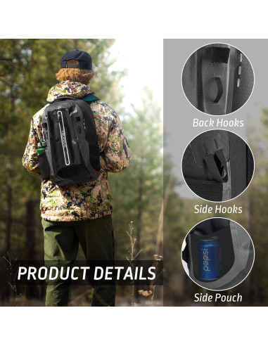 Mochila Impermeable Trudave 30L Flotante para Aventura