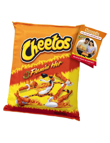 Almohada y Bandeja de Snacks Snuggie Flamin' Hot Cheetos