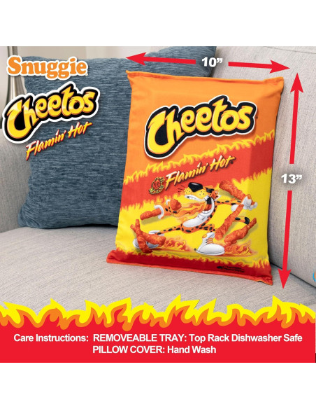 Almohada y Bandeja de Snacks Snuggie Flamin' Hot Cheetos Almohada y Bandeja de Snacks Snuggie Flamin' Hot Cheetos