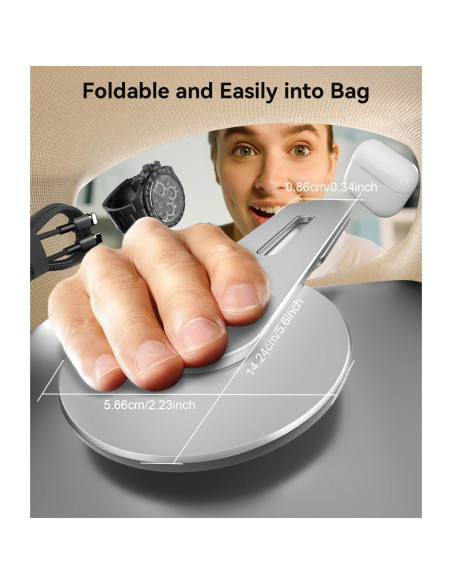 Soporte Magnético CloudValley para Laptop iPhone MagSafe Soporte Magnético CloudValley para Laptop iPhone MagSafe