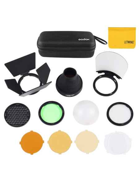Kit de Accesorios Godox AK-R1 para Flash Redondo V1 AD100 Pro Kit de Accesorios Godox AK-R1 para Flash Redondo V1 AD100 Pro