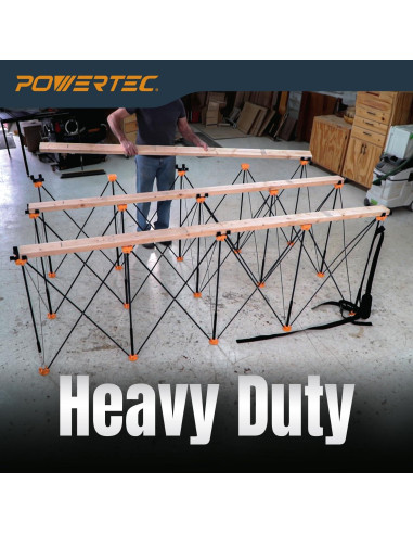 Banco de Trabajo Portátil POWERTEC Arachni Flex 4x4ft