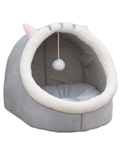 Cama Semi-Cerrada para Gatos Lrunfast 40x40 cm Lavable